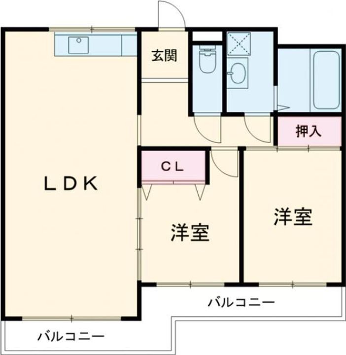 英和マンションの間取り