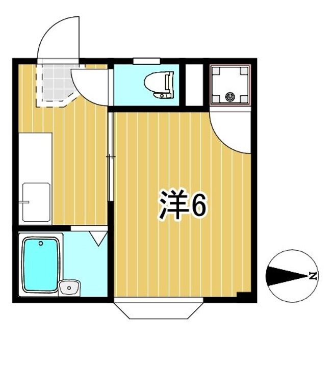 ハイツR&Y  Aの間取り