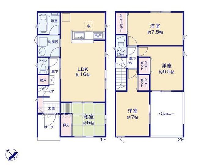 長崎県大村市上諏訪町(一戸建)の賃貸物件の間取り
