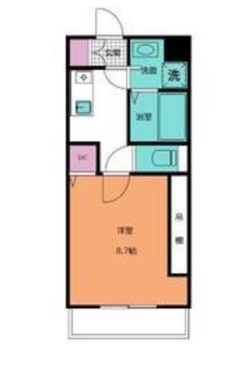 静岡県浜松市中央区曳馬2(マンション)の賃貸物件の間取り