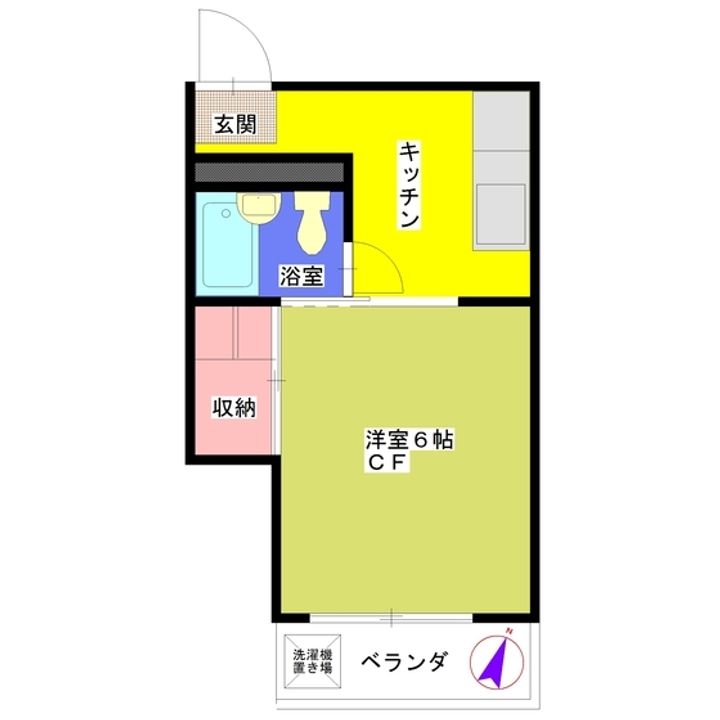 ユタカコーポの間取り