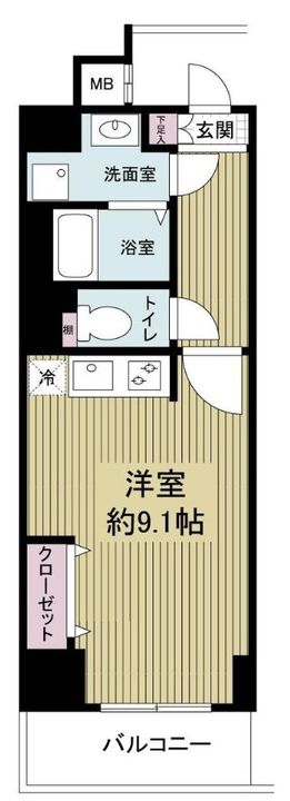 ドゥーエ玉造の間取り