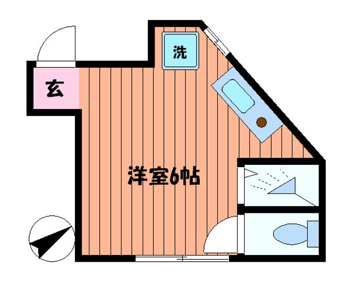 コーポ青木第7の間取り