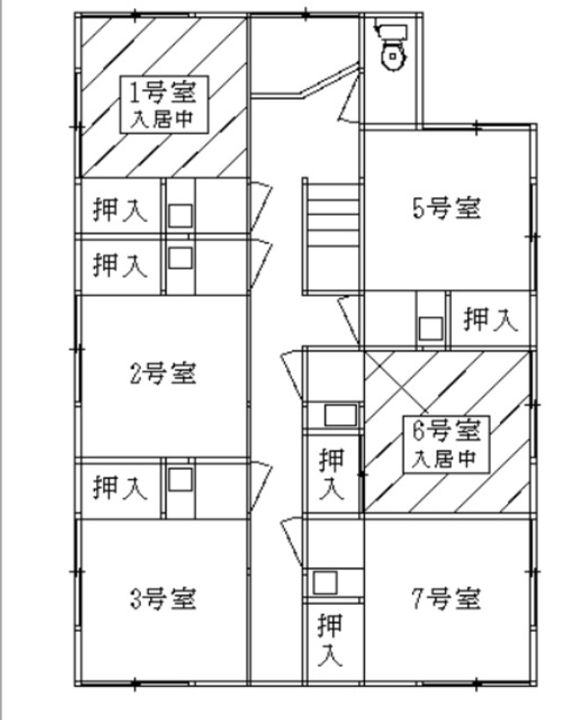 喜春荘の間取り