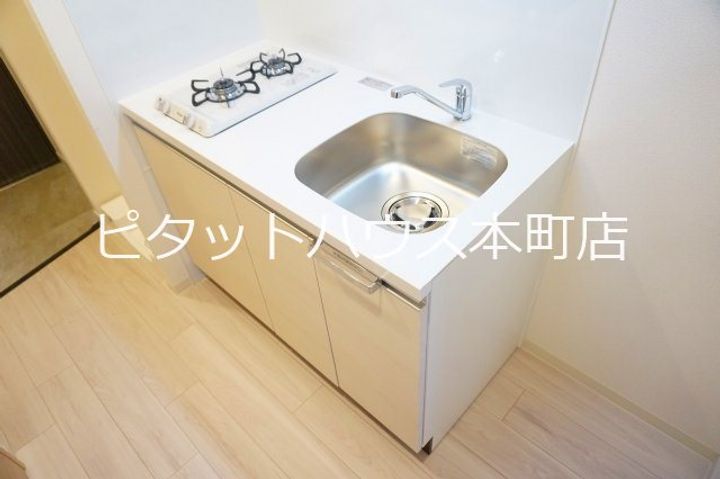 大阪府大阪市大正区三軒家西1(マンション)の賃貸物件のキッチン
