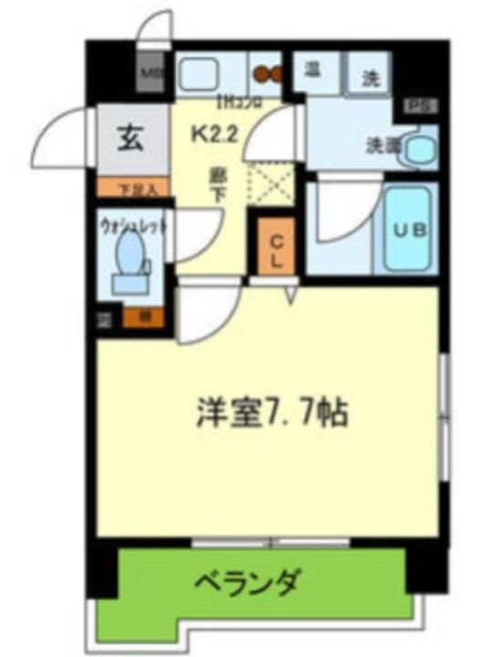 大阪府大阪市西淀川区野里2(マンション)の賃貸物件の間取り