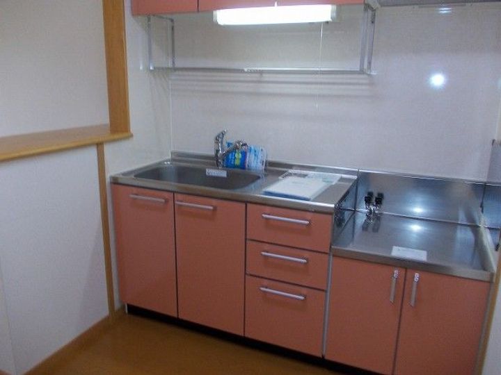 兵庫県豊岡市福田(アパート)の賃貸物件のキッチン