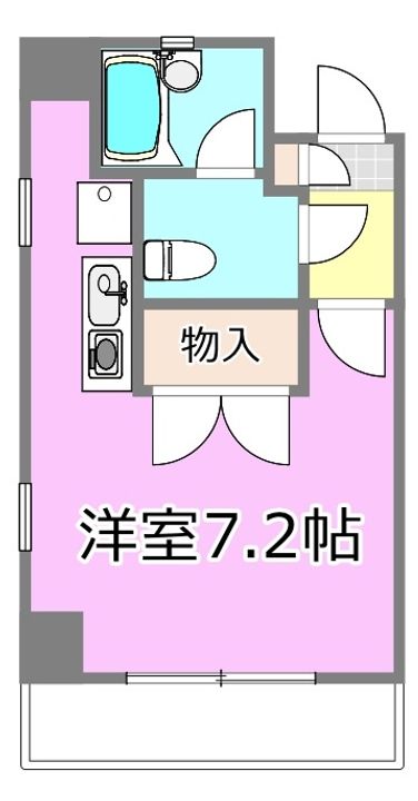 千葉県千葉市中央区神明町(マンション)の賃貸物件の間取り