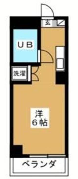 マインドべリタ横浜壱号館の間取り