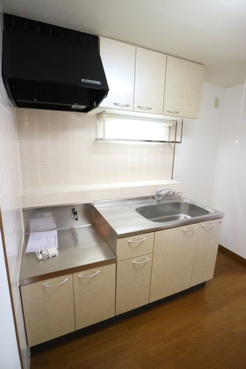 岡山県倉敷市羽島(マンション)の賃貸物件のキッチン