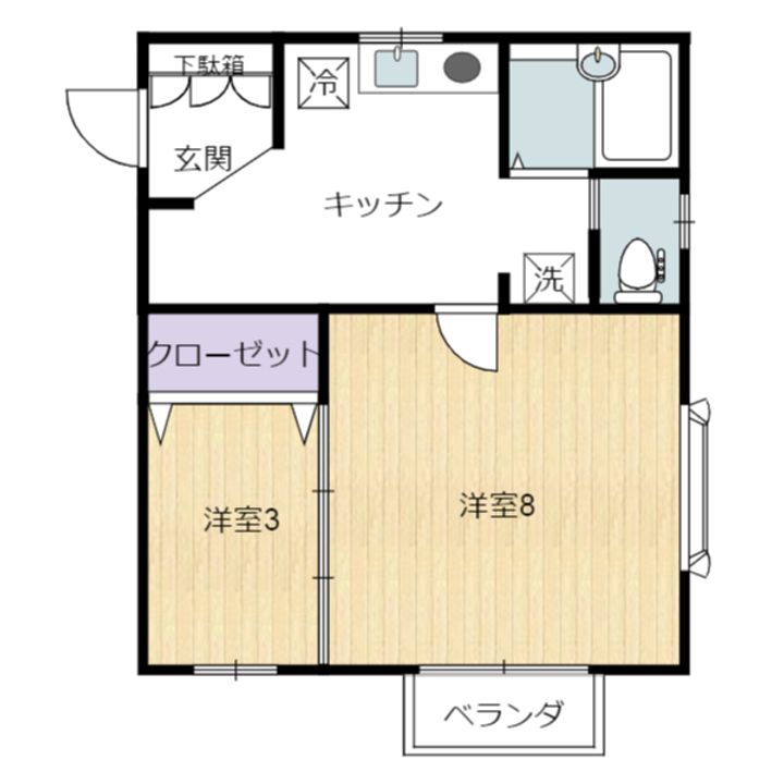 サンフレンズ白鳥IIの間取り
