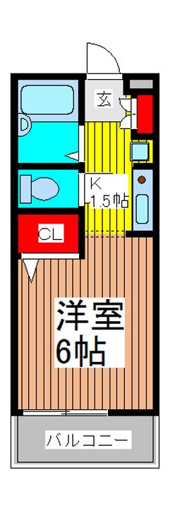 プロムナード中浦和の間取り