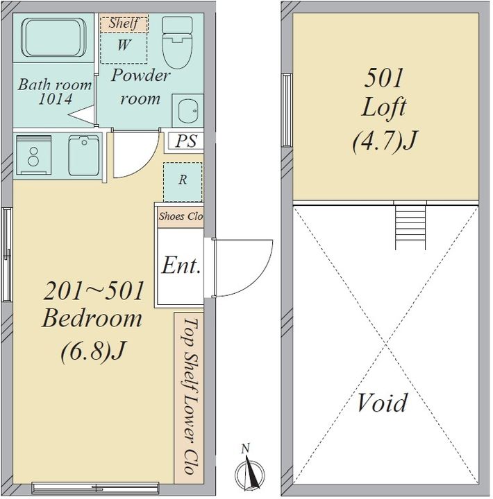 BESTA亀有の間取り