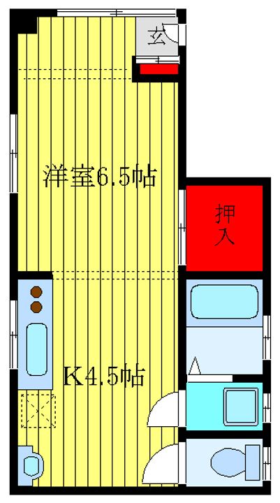 高橋コーポの間取り
