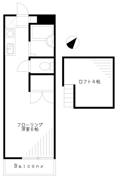 第1Uハイツの間取り