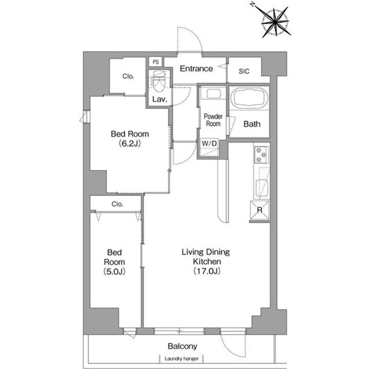 コンフォリア・リヴ豊洲キャナルの間取り