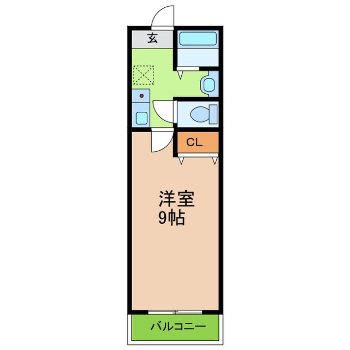 愛知県日進市岩崎町西ノ平(マンション)の賃貸物件の間取り