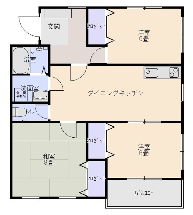 メゾン昭和土地の間取り