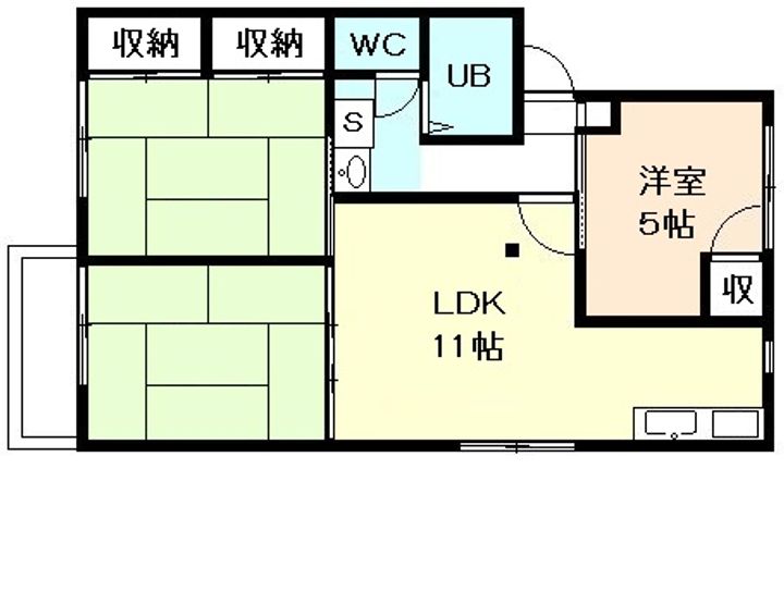 ヴィレ今泉の間取り