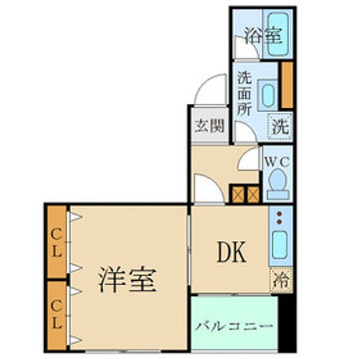 千葉県松戸市根本(マンション)の賃貸物件の間取り
