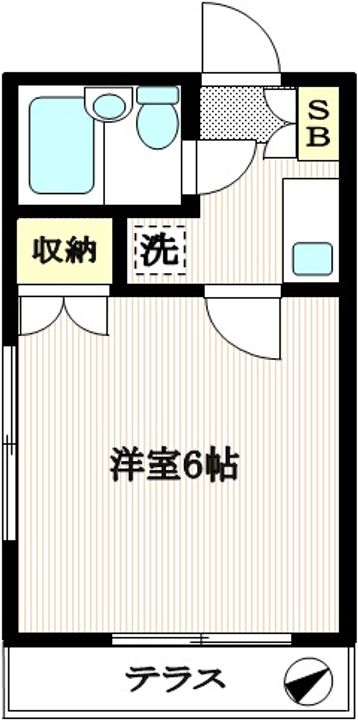 ハイツKの間取り