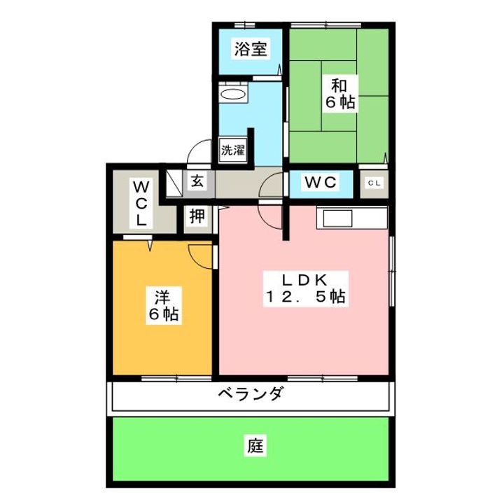 アベニール王塚の間取り