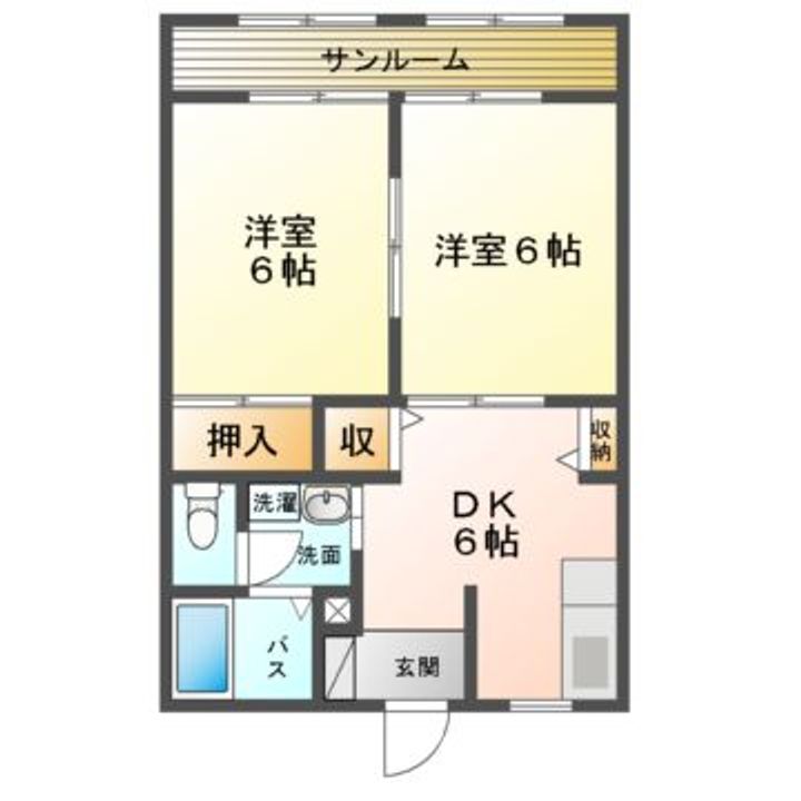 セ・グリッシーヌ Iの間取り