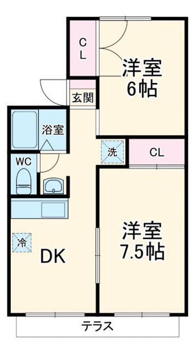 シャルム山王の間取り