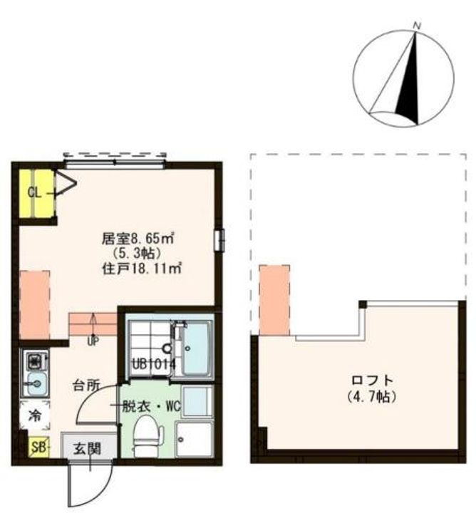 ハーモニーテラス北小岩VIIの間取り