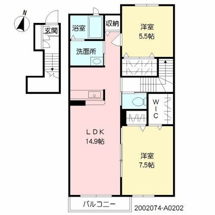 MビレッジII A棟?の間取り