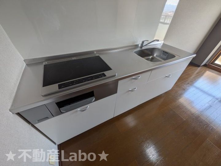 徳島県板野郡藍住町勝瑞字東勝地(マンション)の賃貸物件のキッチン