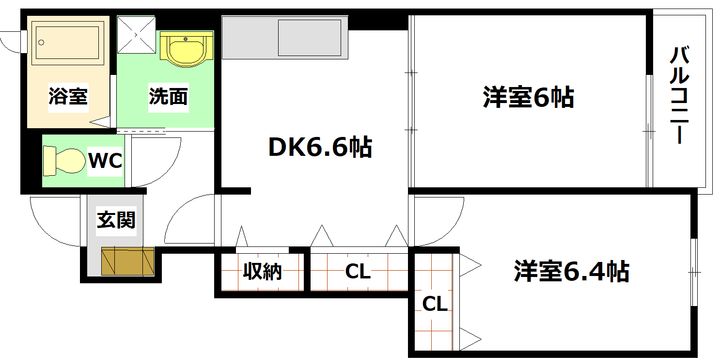 広島県広島市安芸区瀬野5(アパート)の賃貸物件の間取り