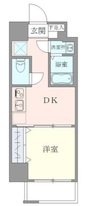 東京都文京区湯島2(マンション)の賃貸物件の間取り