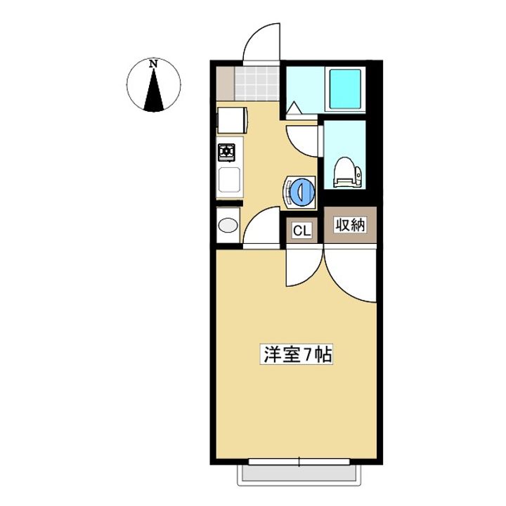 コーポサンリッチIIIの間取り