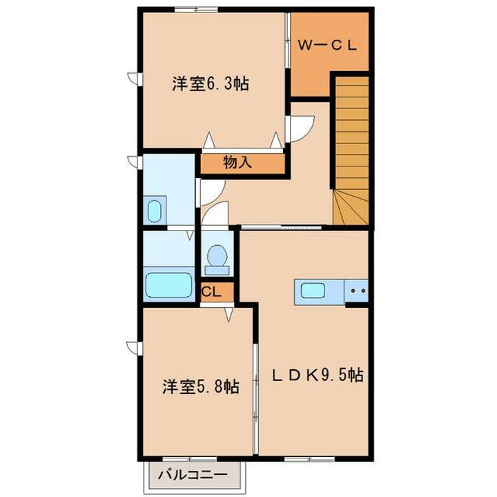 ベルドミールCの間取り
