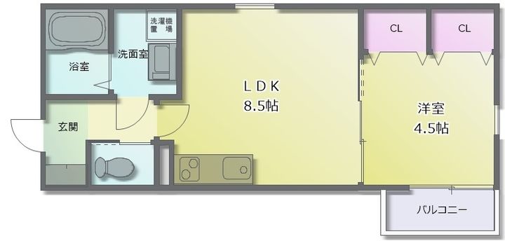 コラッジオ衣摺の間取り