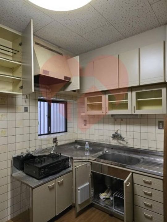 大阪府柏原市大字高井田(一戸建)の賃貸物件のキッチン