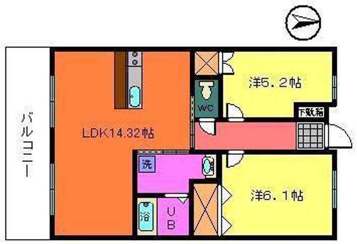 ベル・ウッドマンションの間取り