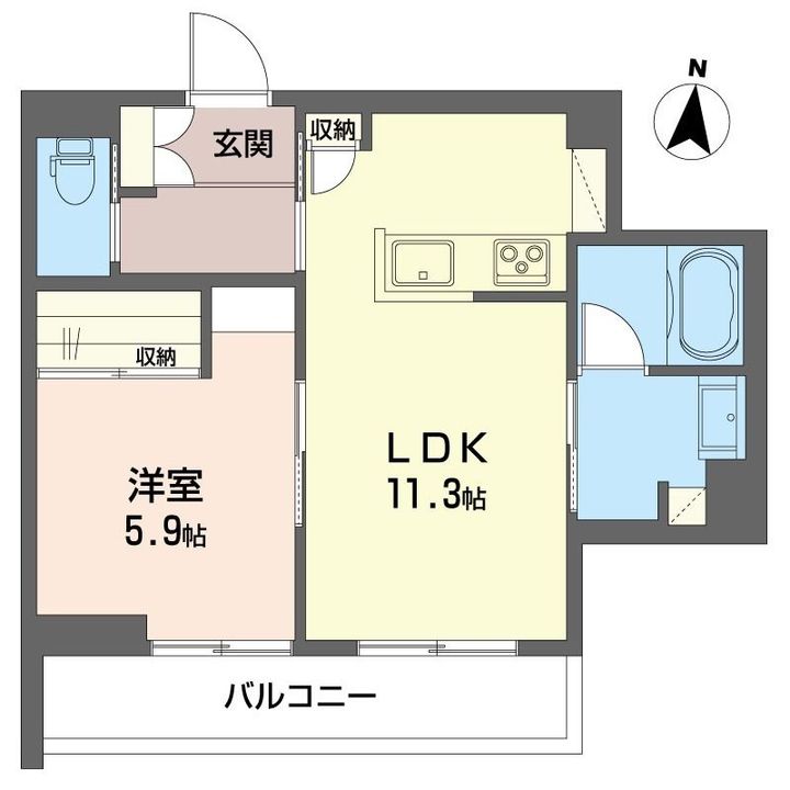アールメゾン湘南台の間取り