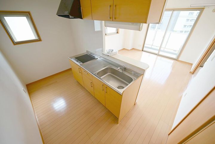 広島県安芸郡府中町青崎中(マンション)の賃貸物件のキッチン
