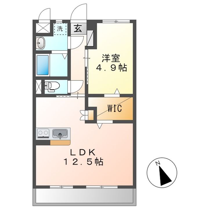 クオーレ清音の間取り