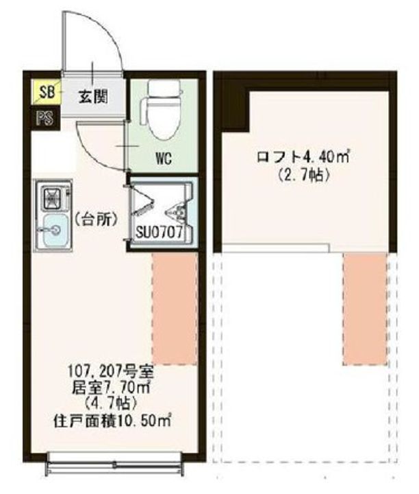 東京都板橋区幸町(マンション)の賃貸物件の間取り