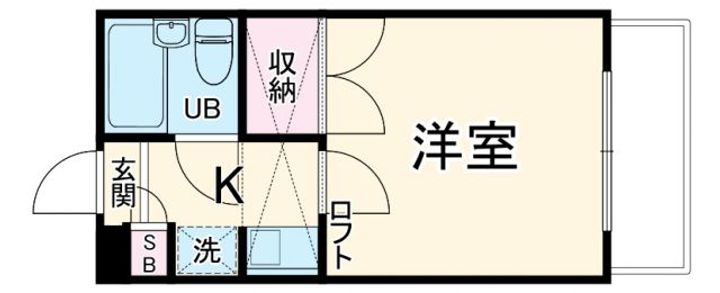 トラストステージ蒔田の間取り