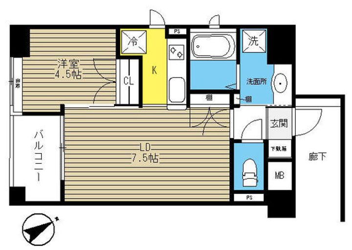 アビテ目白の間取り