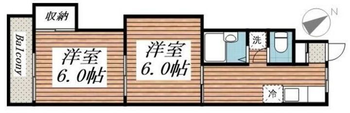 ジュネパレス相模原第3の間取り