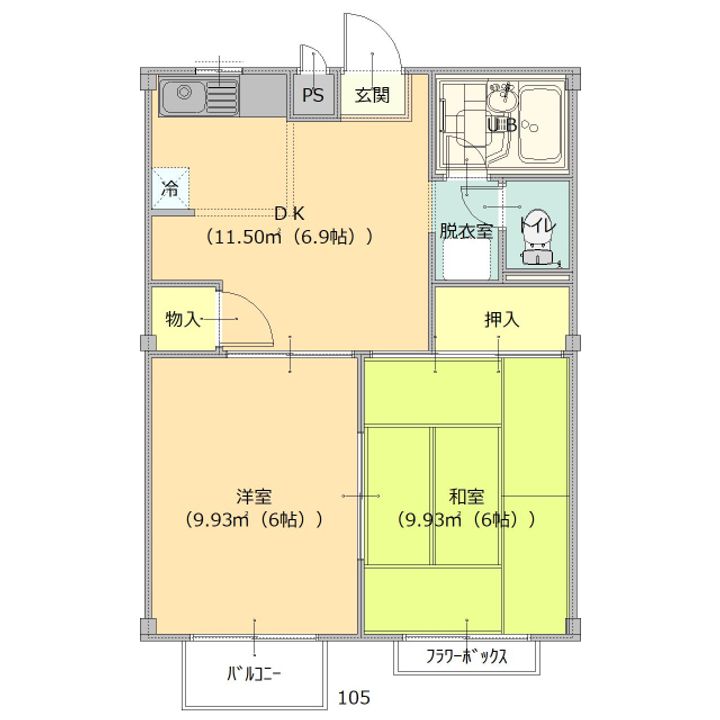 ビューラー7の間取り