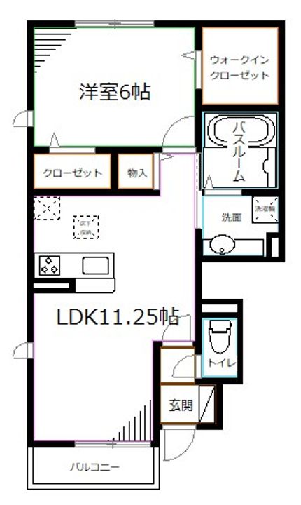 東京都杉並区善福寺1(アパート)の賃貸物件の間取り
