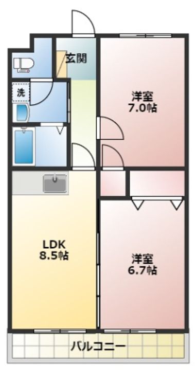 ハミング白木の間取り