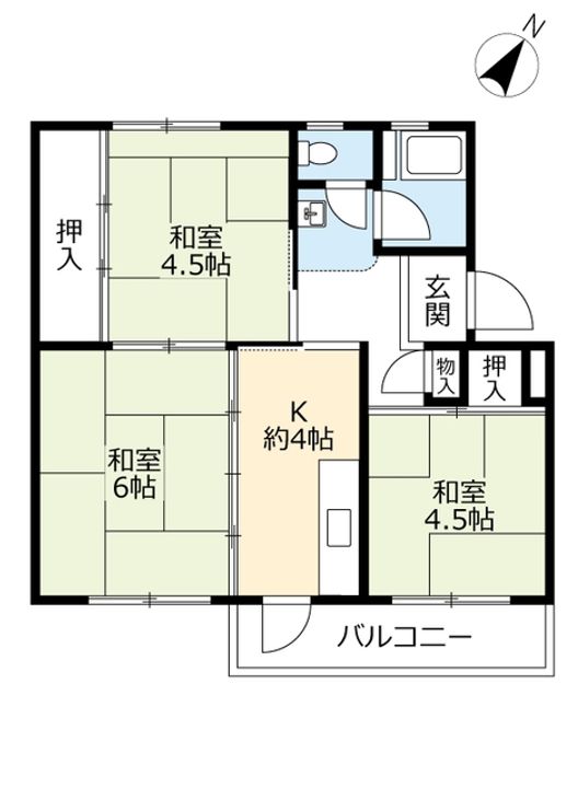 UR室住の間取り