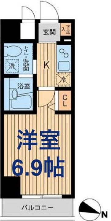 HF関内レジデンスの間取り